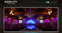 Desktop Screenshot of bayoucityeventcenter.com